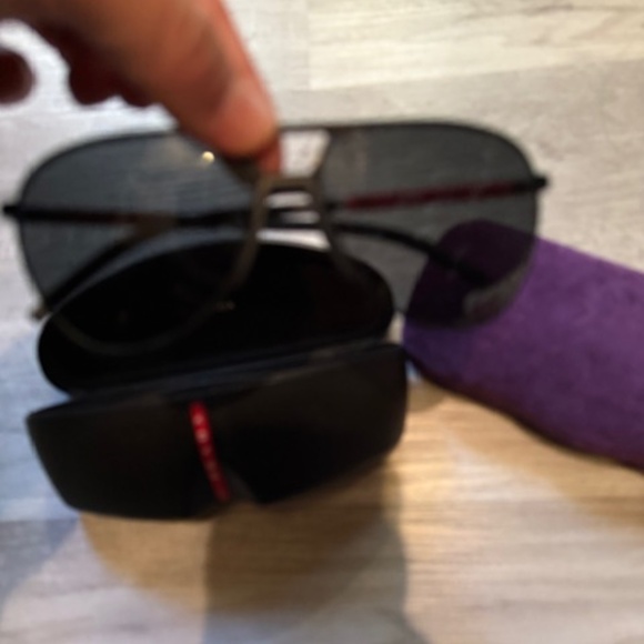 Prada aviator glasses NEW with case main image 5